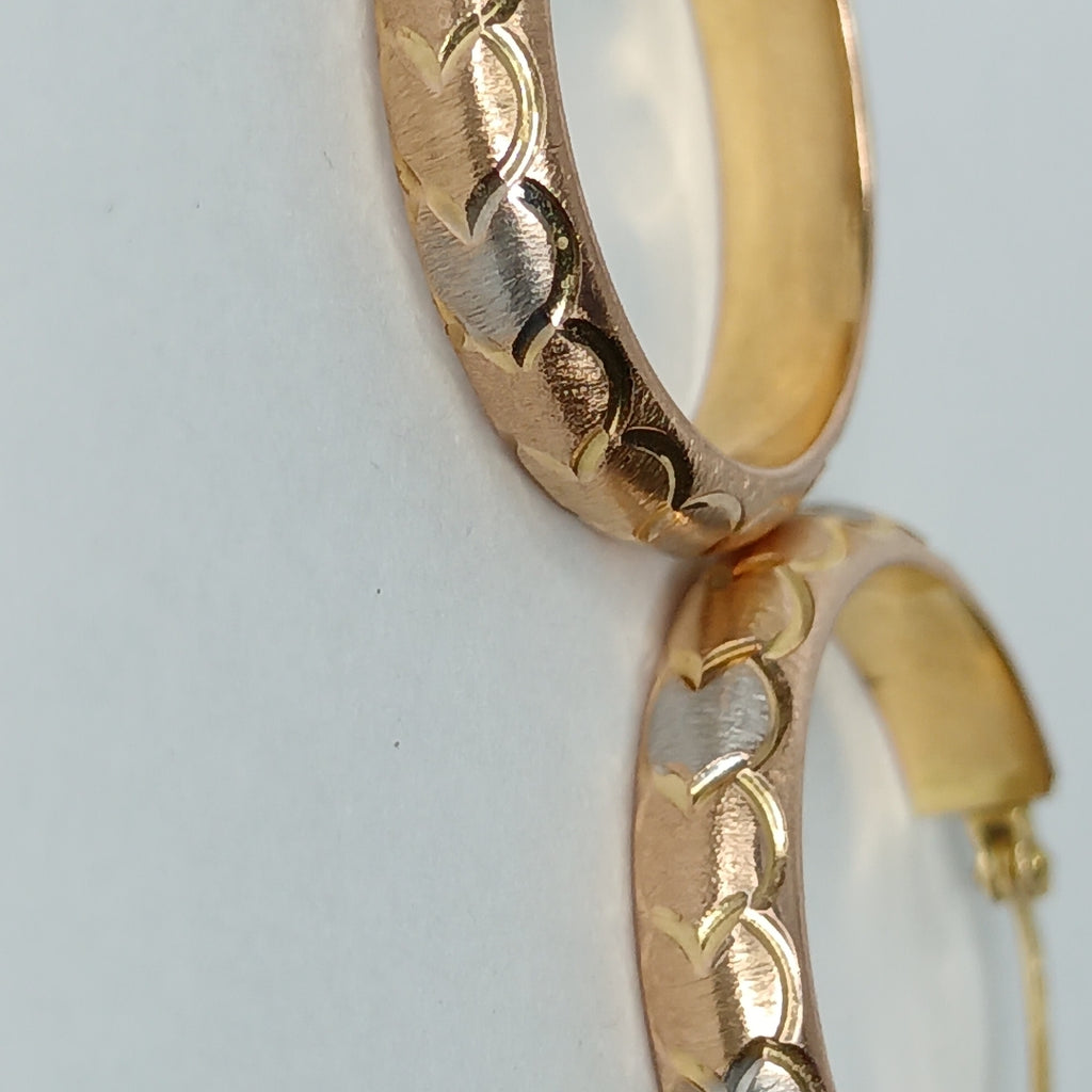 ARRACADAS PAR ORO 14 K 3.7 GRMS (SEMINUEVO)