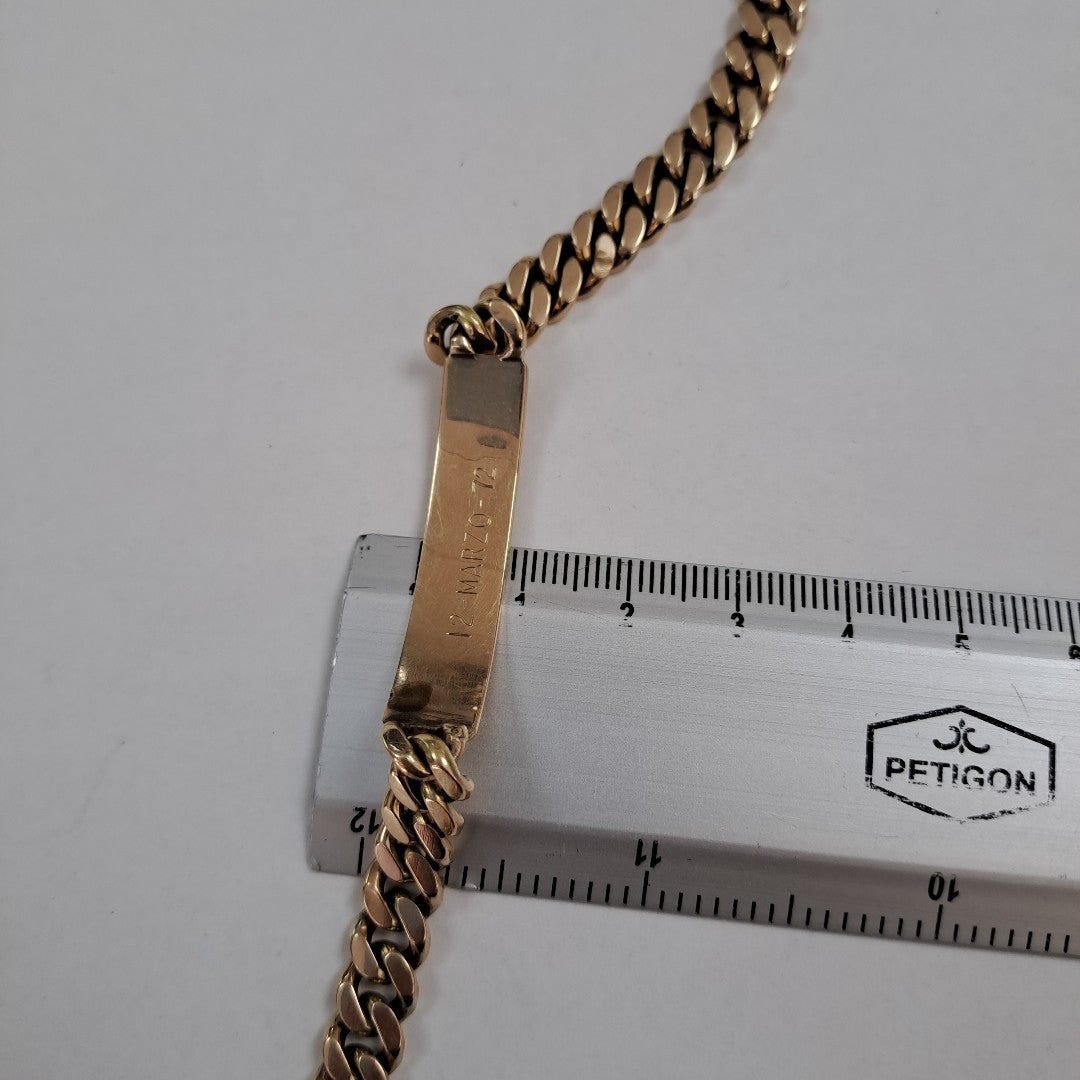 ESCLAVA ORO 14 K 27,20 GRMS (SEMINUEVO)