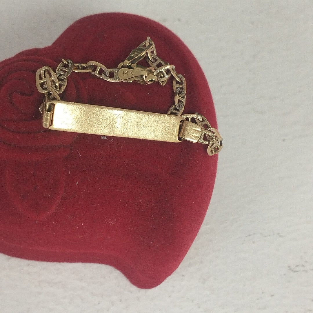 ESCLAVA ORO 14 K 3.1 GRMS (SEMINUEVO)
