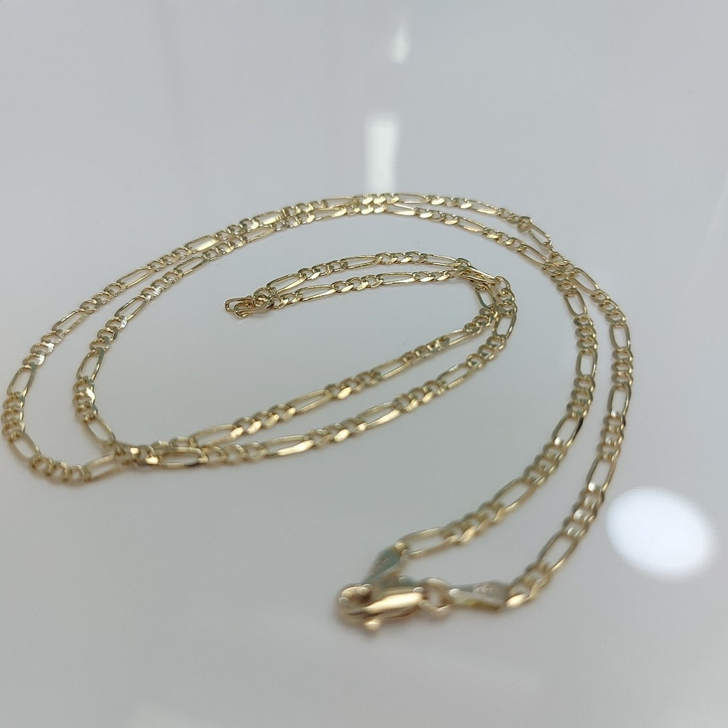 CADENAS 3X1 ORO 14K 55 CM 5 GR (NUEVO)