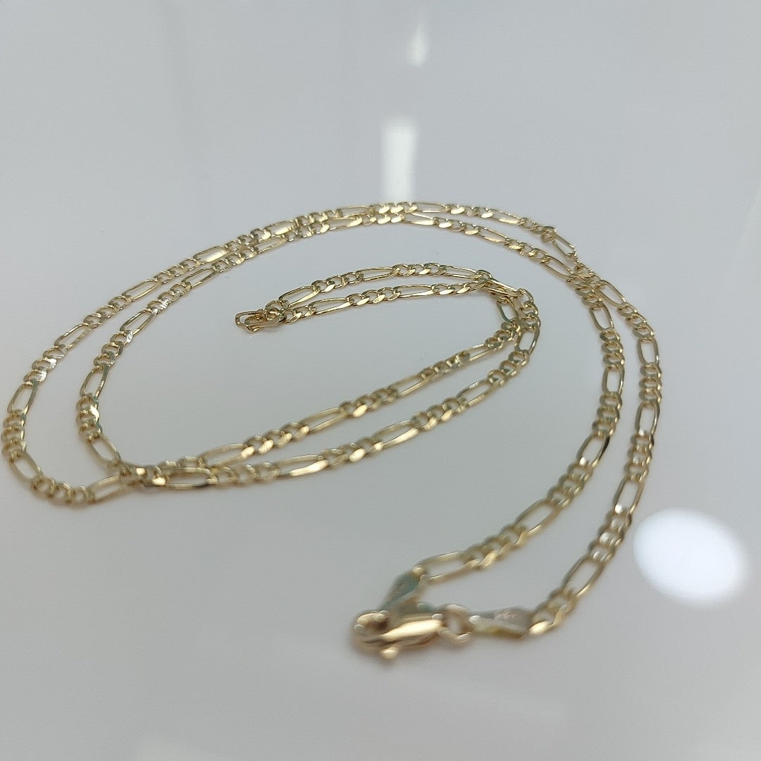 CADENAS 3X1 ORO 14K 55 CM 5 GR (NUEVO)