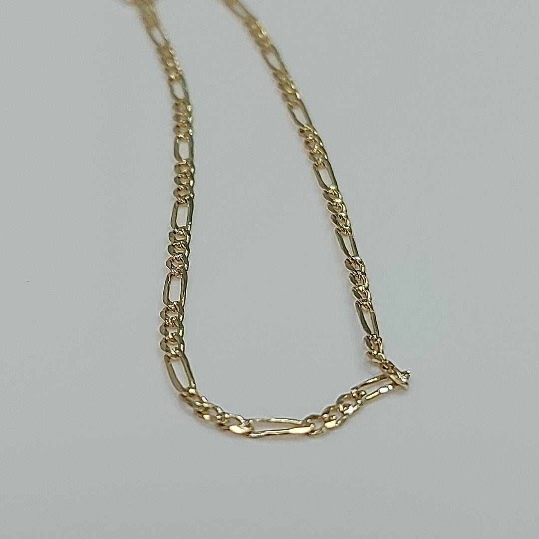 CADENAS 3X1 ORO 14K 55 CM 4 GR (NUEVO)