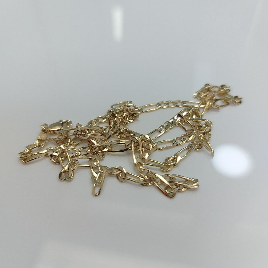 CADENAS 3X1 ORO 14K 60 CM 8.5 GR (NUEVO)