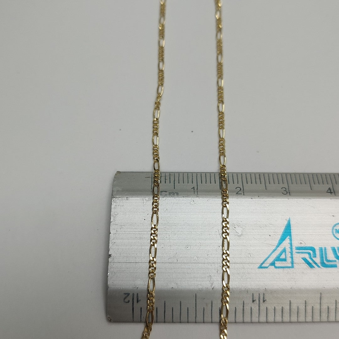 CADENAS TEJIDO 3X1 ORO 14K 55 CM 2.6 GR (NUEVO)