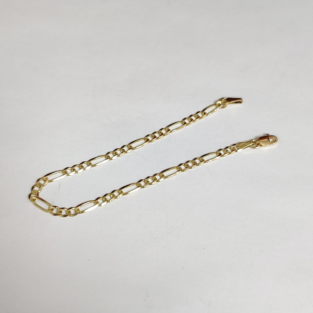 PULSERAS 3X1 ORO 14K 18 CM 2.8 GR (NUEVO)