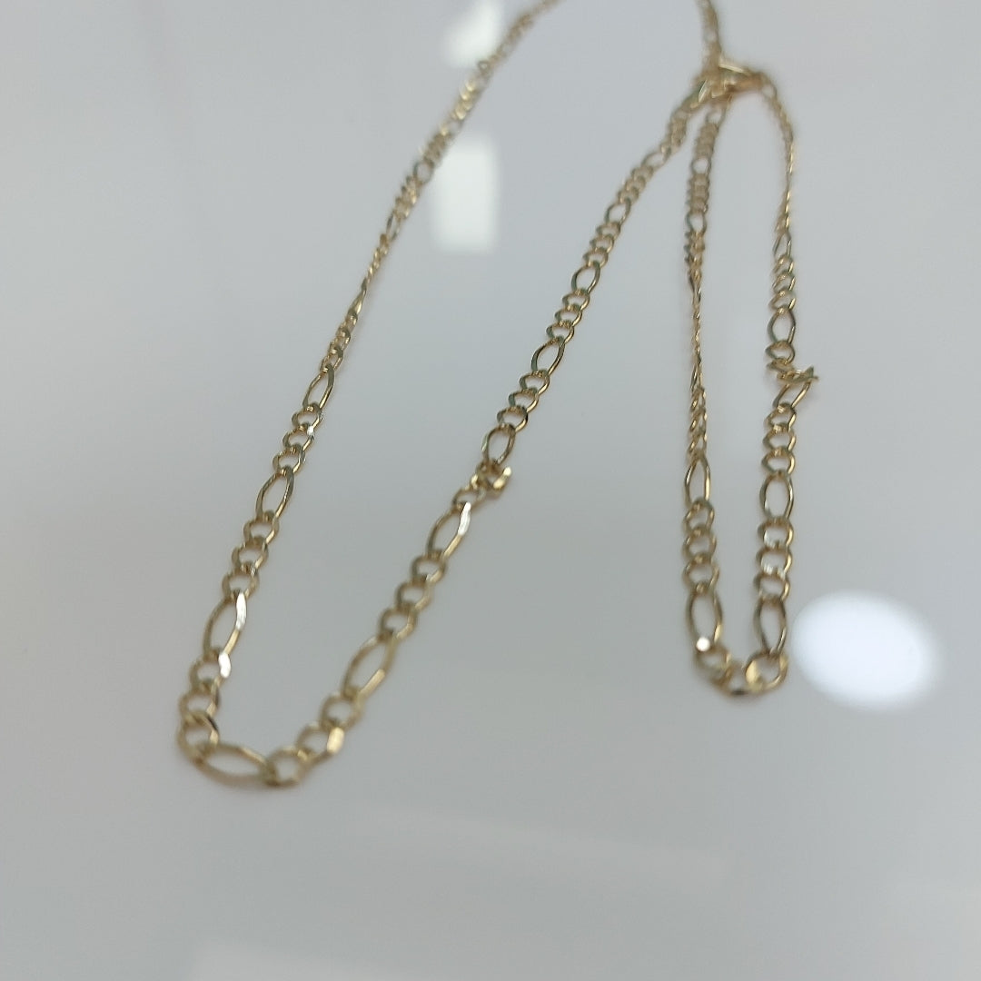 CADENAS TEJIDO 3X1 ORO 10K 60 CM 4.4 GR (NUEVO)