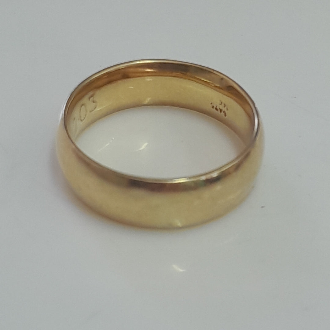 ARGOLLA ORO 14 K 2.9 GRMS (SEMINUEVO)