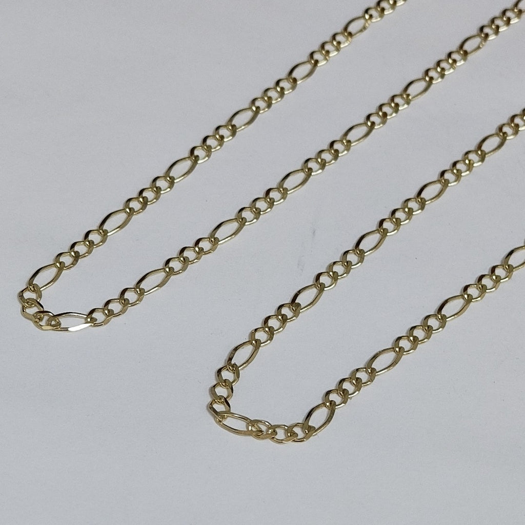 CADENAS TEJIDO 3X1 ORO 10K 55 CM 4.2 GR (NUEVO)
