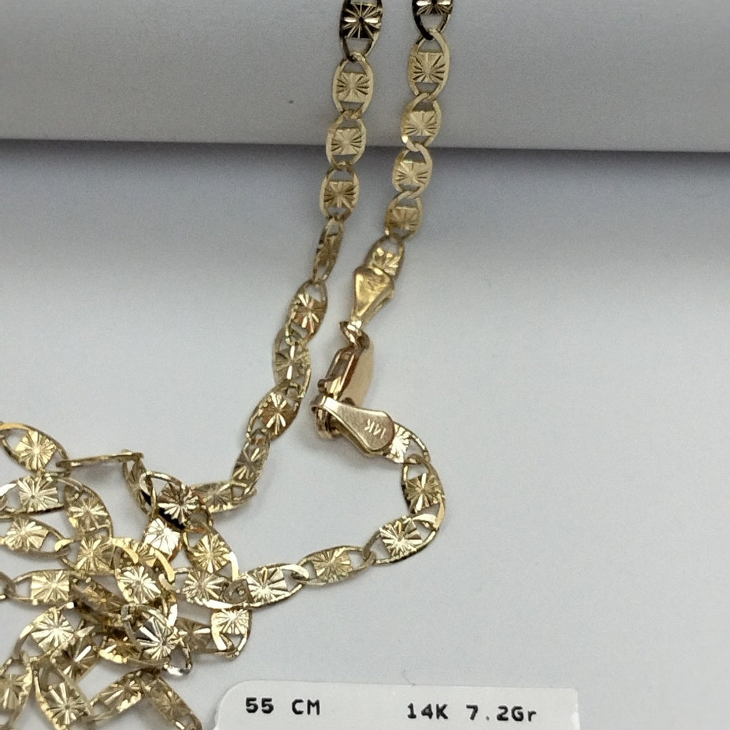 CADENAS GUCHI ORO 14K 55 CM 7.2 GR (NUEVO)