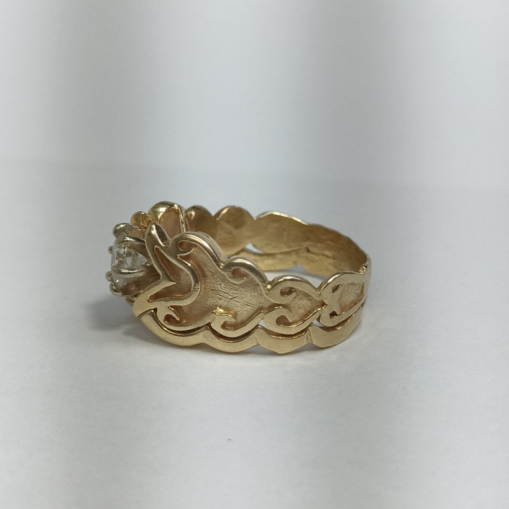 ANILLO ORO 14 K 6,20 GRMS (SEMINUEVO)