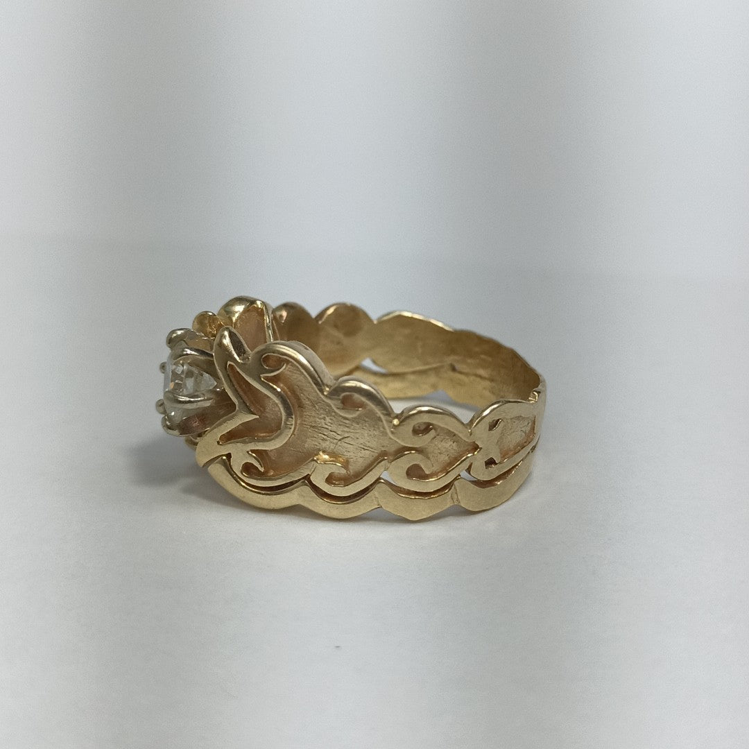 ANILLO ORO 14 K 6,20 GRMS (SEMINUEVO)