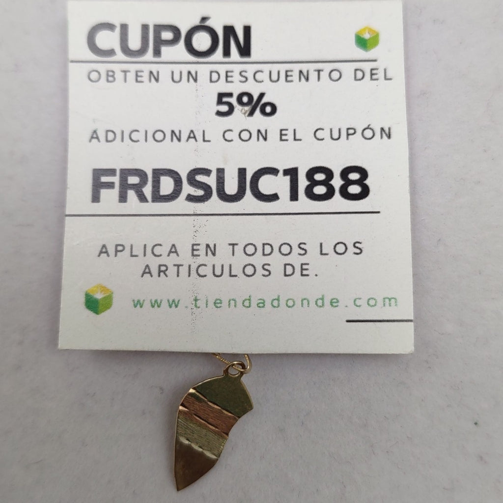 DIJE ORO 10 K 0,80 GRMS (SEMINUEVO)