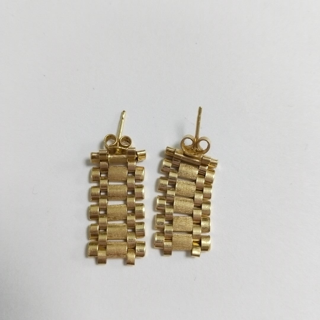 ARETES PAR ORO 14 K 3.7 GRMS (SEMINUEVO)