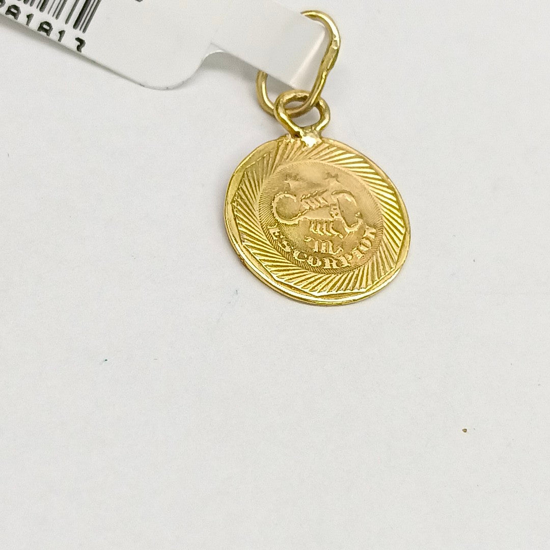 MEDALLA PERSONAL ORO 14 K 1,20 GRMS (SEMINUEVO)