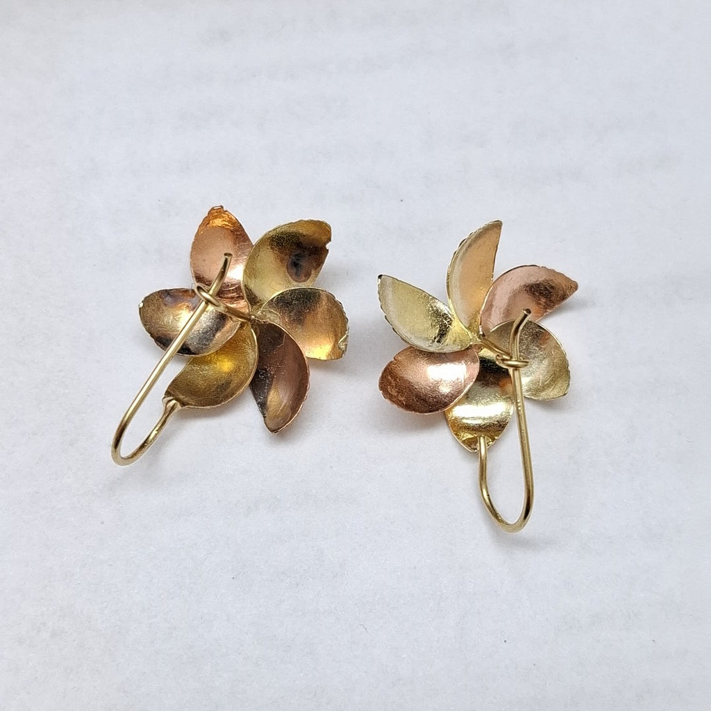 ARETES PAR ORO 14 K 5,00 GRMS (SEMINUEVO)