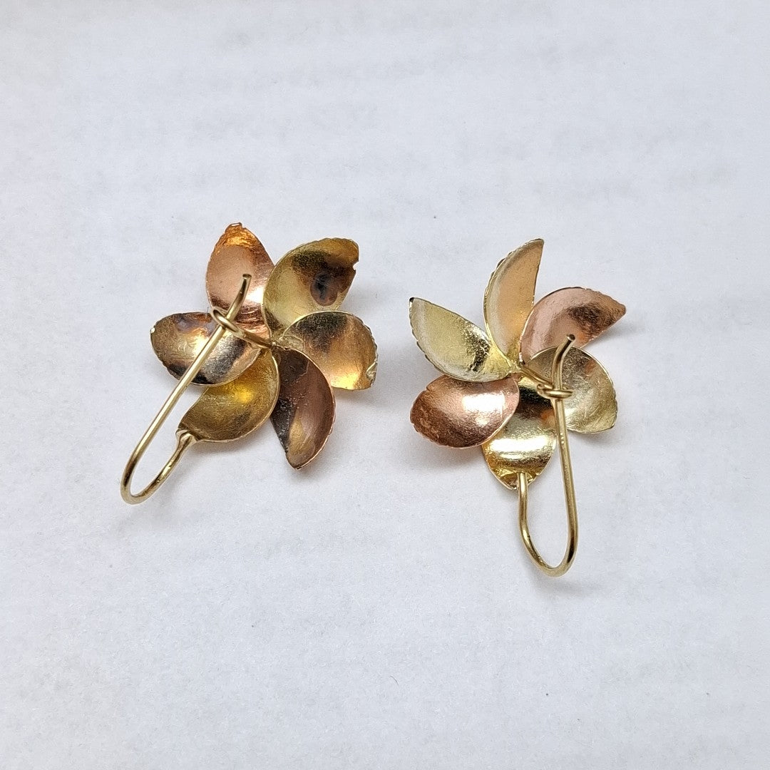 ARETES PAR ORO 14 K 5,00 GRMS (SEMINUEVO)