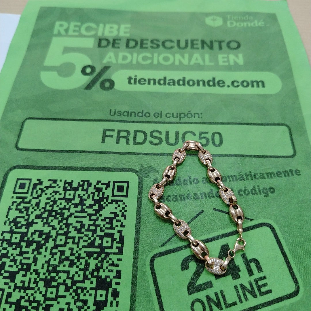 PULSERAS DAMA ORO 14K 10.9 (NUEVO)