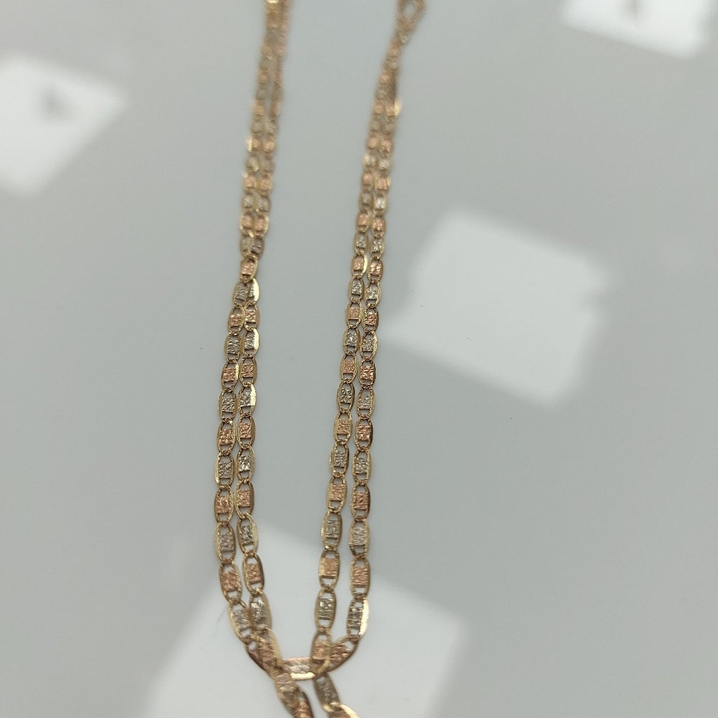 CADENA ORO COMBINADO 14 K 2,50 GRMS (SEMINUEVO)