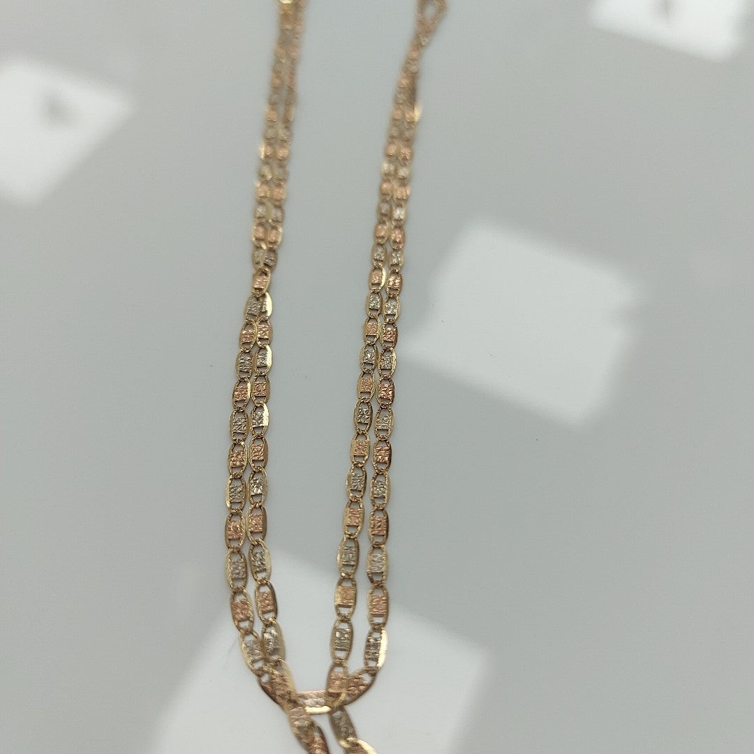 CADENA ORO COMBINADO 14 K 2,50 GRMS (SEMINUEVO)