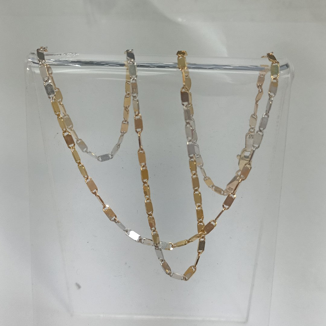 CADENA ORO COMBINADO 14 K 3,80 GRMS (SEMINUEVO)