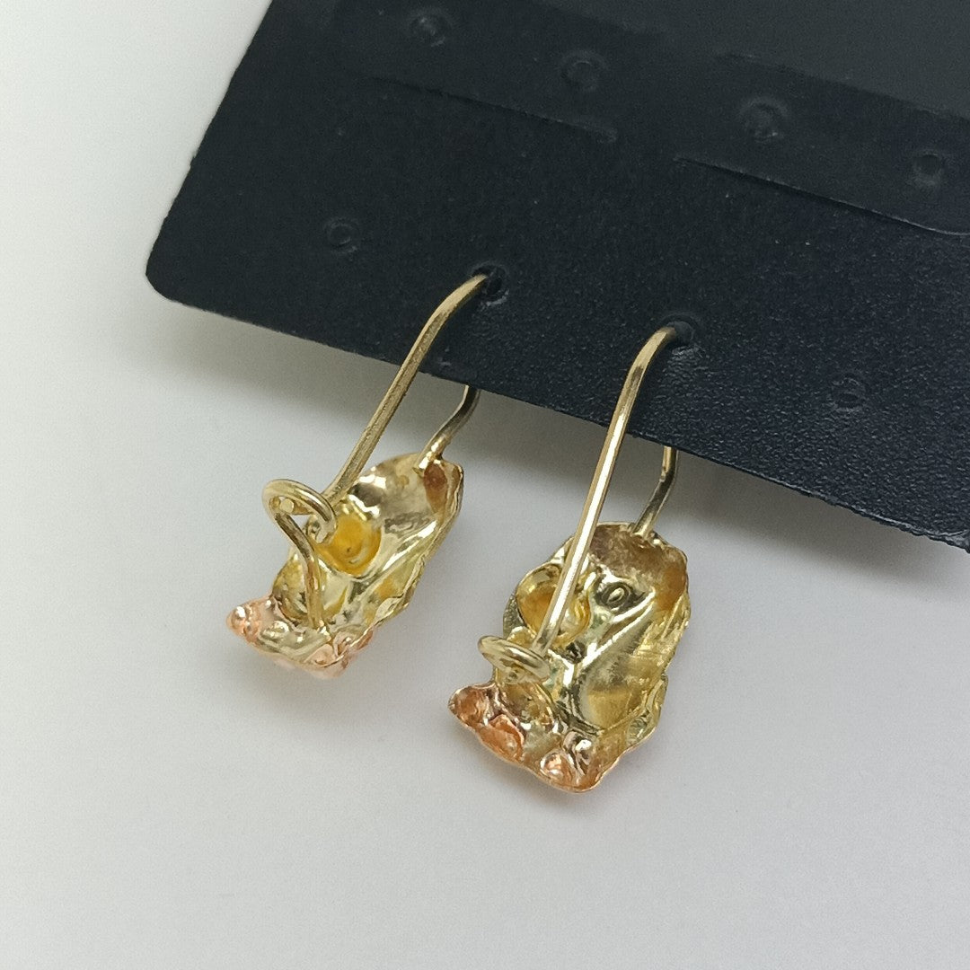 ARRACADAS PAR ORO 10 K 1.3 GRMS (SEMINUEVO)