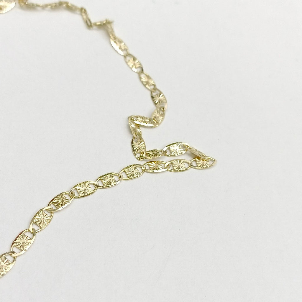 CADENAS TEJIDO GUCHI ORO 14K 55 CM 7.1 GR (NUEVO)