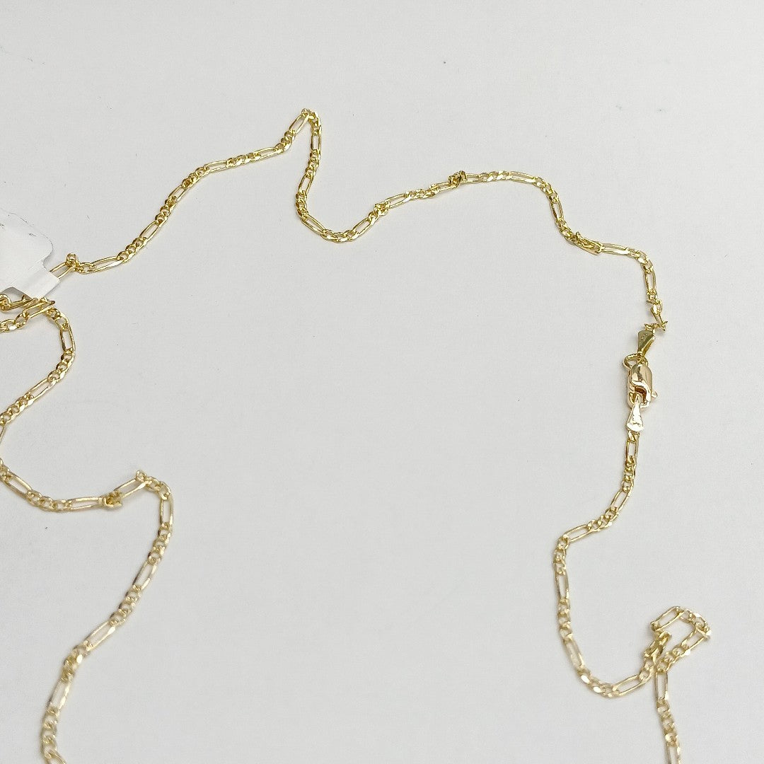 CADENAS 3X1 ORO 14K 55 CM 3.7 GR (NUEVO)