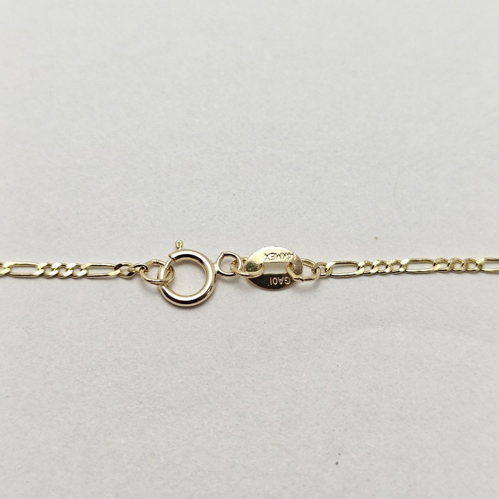 CADENAS TEJIDO 3X1 ORO 14K 55 CM 2.4 GR (NUEVO)