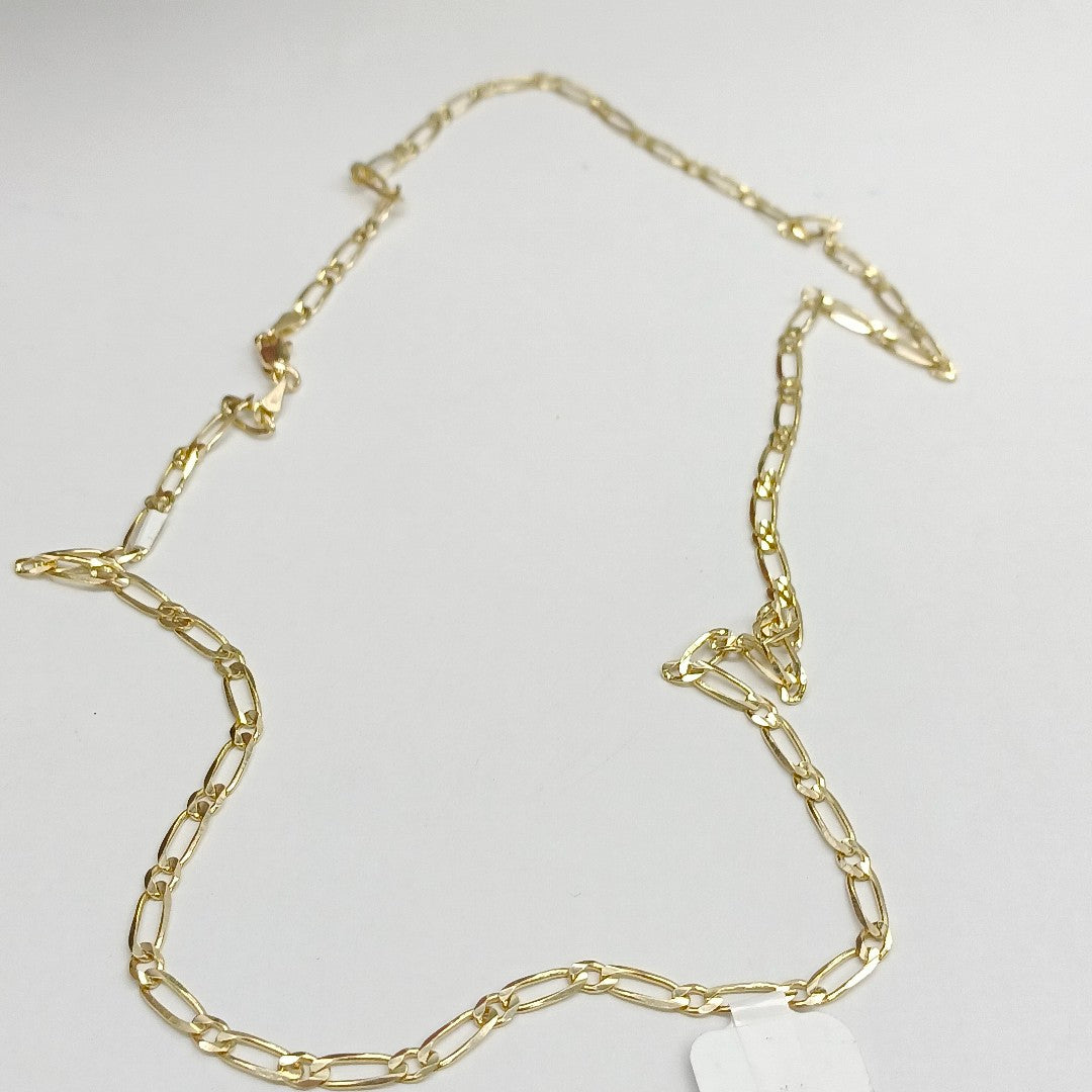 CADENAS 1X1 ORO 14K 55 CM 7.4 GR (NUEVO)