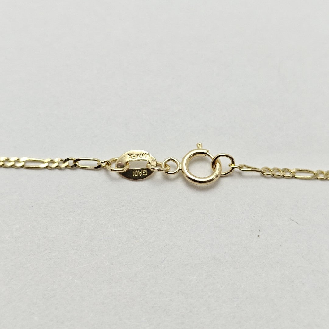 CADENAS TEJIDO 3X1 ORO 14K 55 CM 2.4 GR (NUEVO)