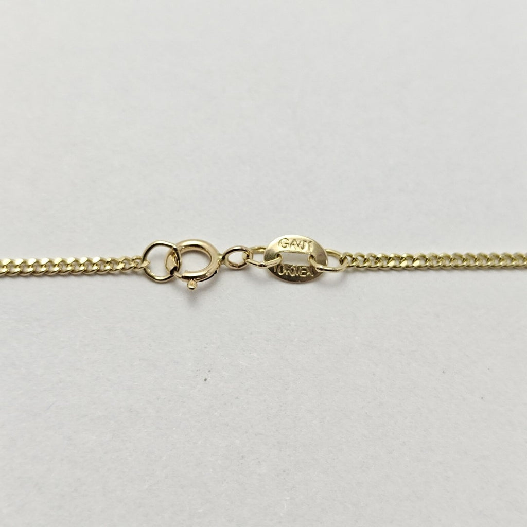 CADENAS TEJIDO BARBADA ORO 10K 55 CM 3 GR (NUEVO)