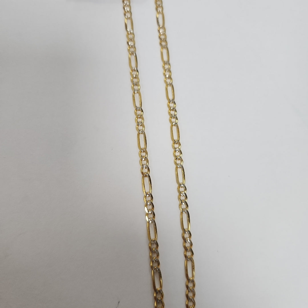 CADENAS 3X1 DIAMANTADA ORO 14K 55 CM 8.4 GR (NUEVO)