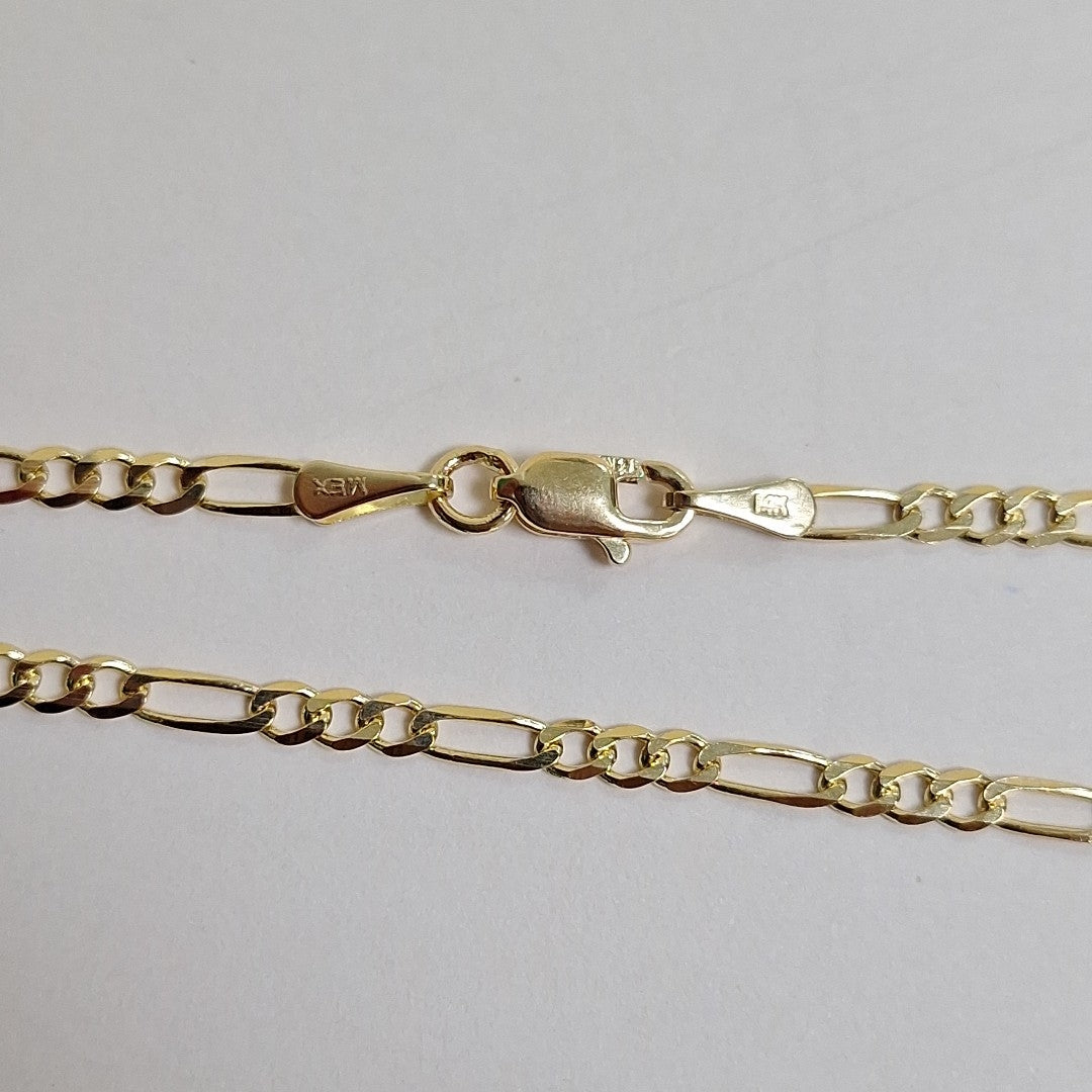 CADENAS 3X1 ORO 14K 55 CM 4.7 GR (NUEVO)