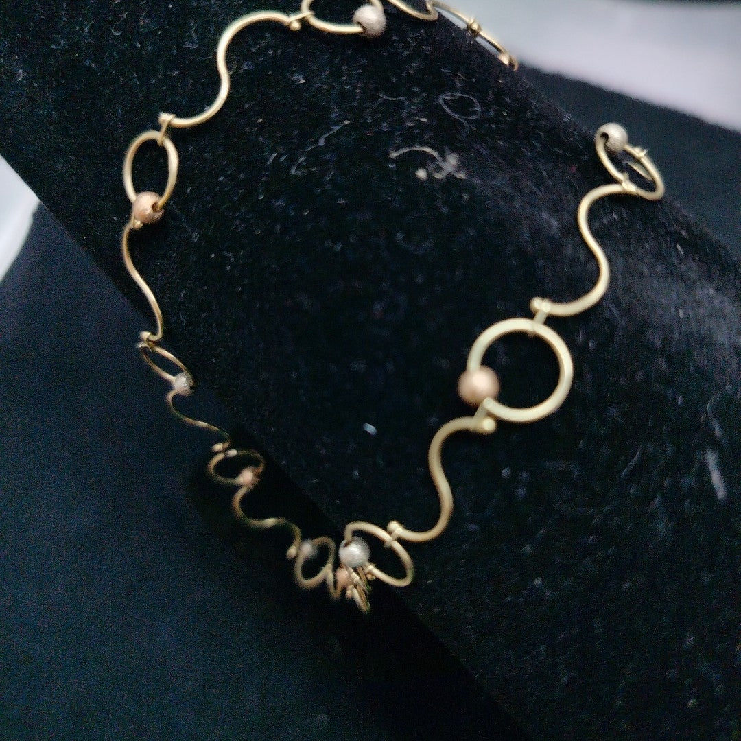 COLLAR ORO COMBINADO 10 K 4.8 GRMS (SEMINUEVO)