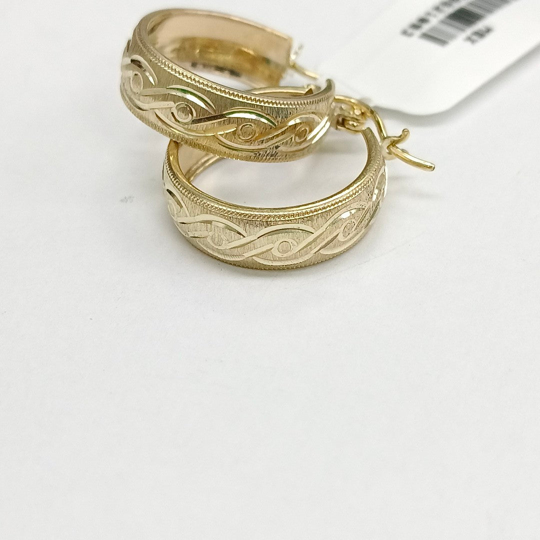 ARETES ARRACADAS ORO 10K 2.7 GR (NUEVO)
