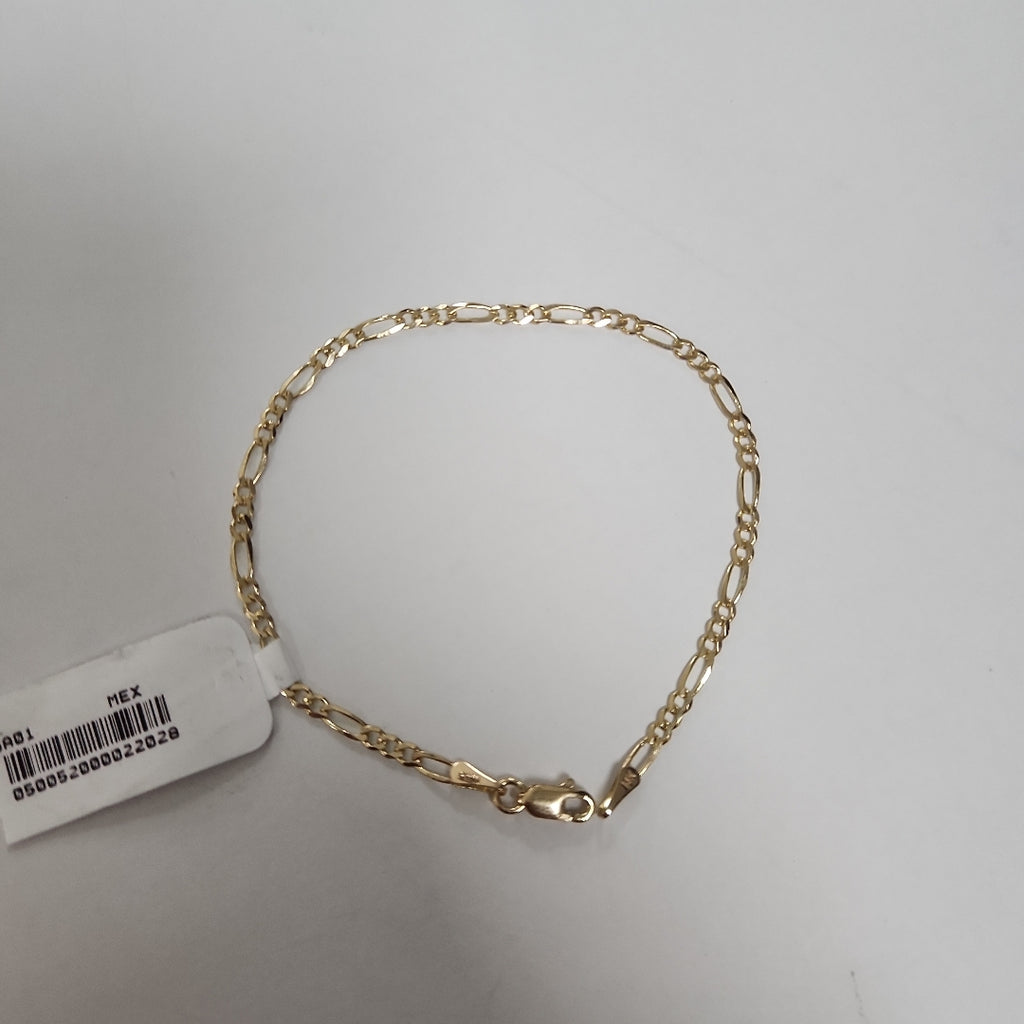 PULSERAS TEJIDO 3X1 ORO 14K 18 CM 1.9 GR (NUEVO)