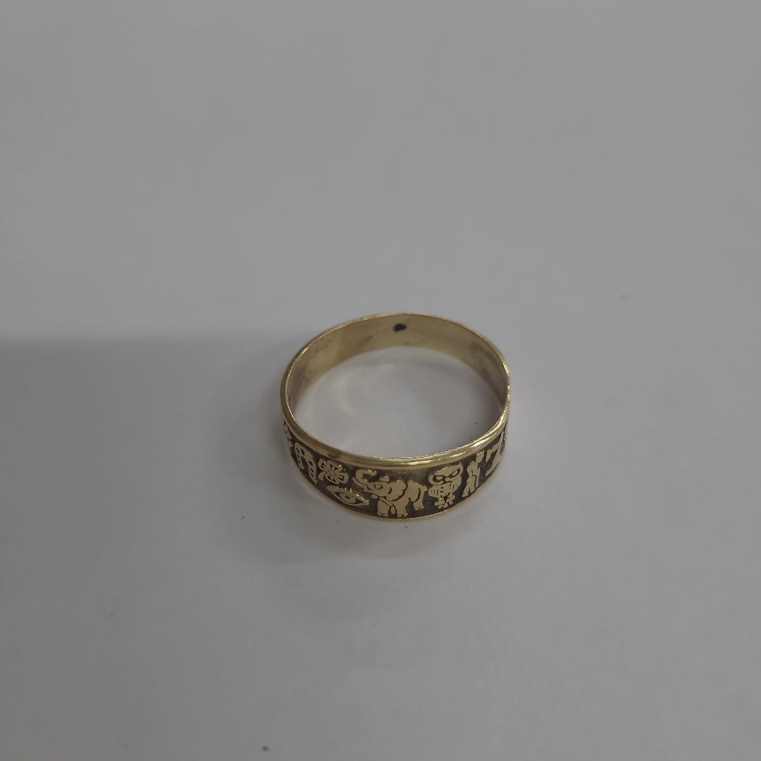 ANILLO ORO 14 K 4,80 GRMS (SEMINUEVO)