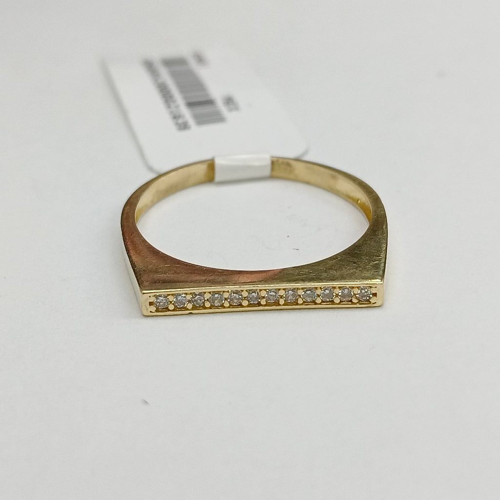 ANILLOS C/CIRCONIA ORO 10K TALLA 9 1.9 GR (NUEVO)