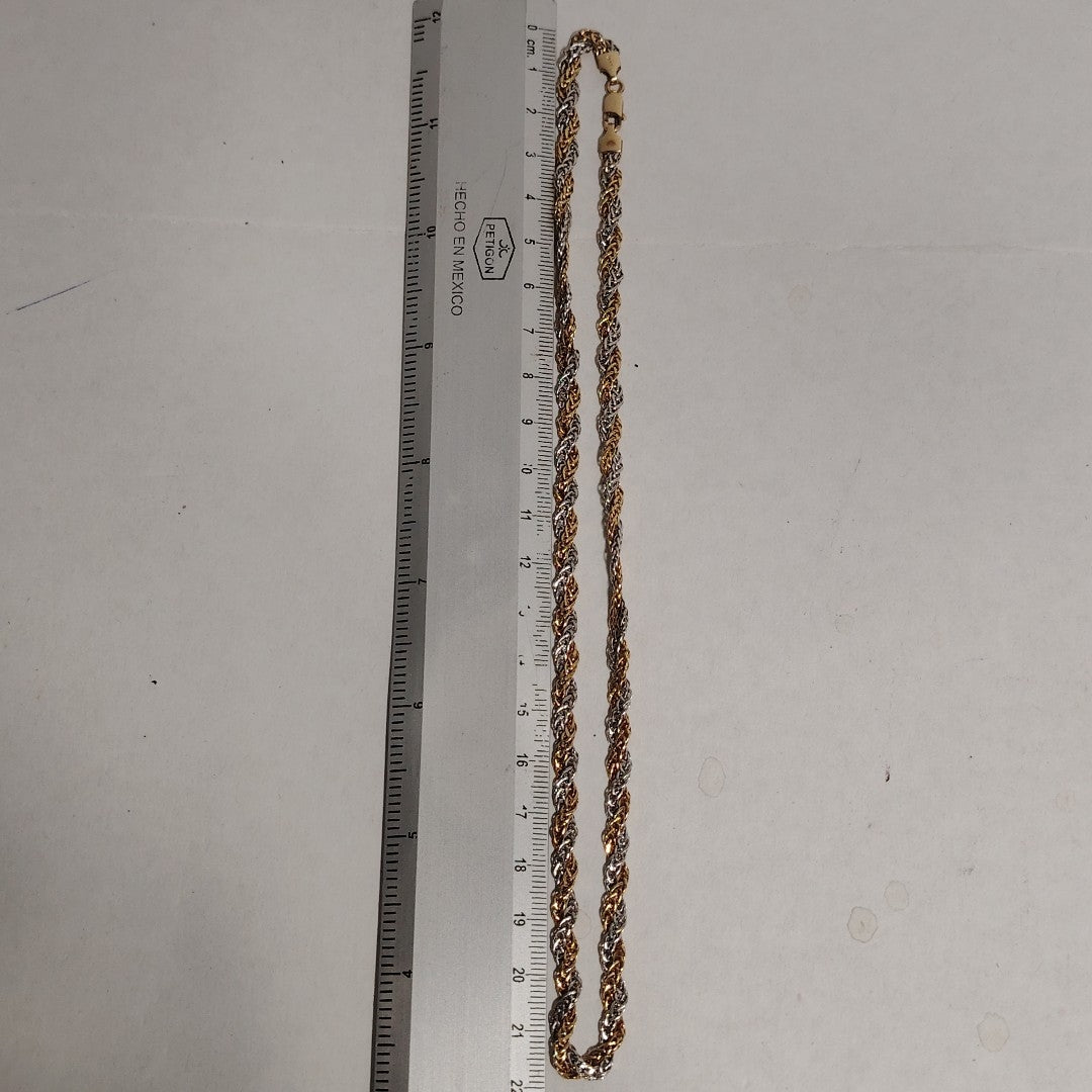 GARGANTILLA ORO COMBINADO 14 K 3,50 GRMS (SEMINUEVO)