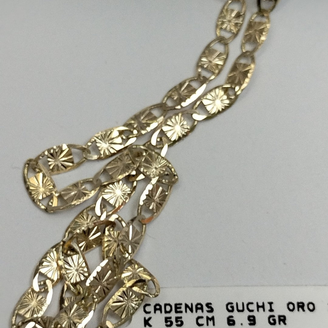 CADENAS GUCHI ORO 14K 55 CM 6.9 GR (NUEVO)