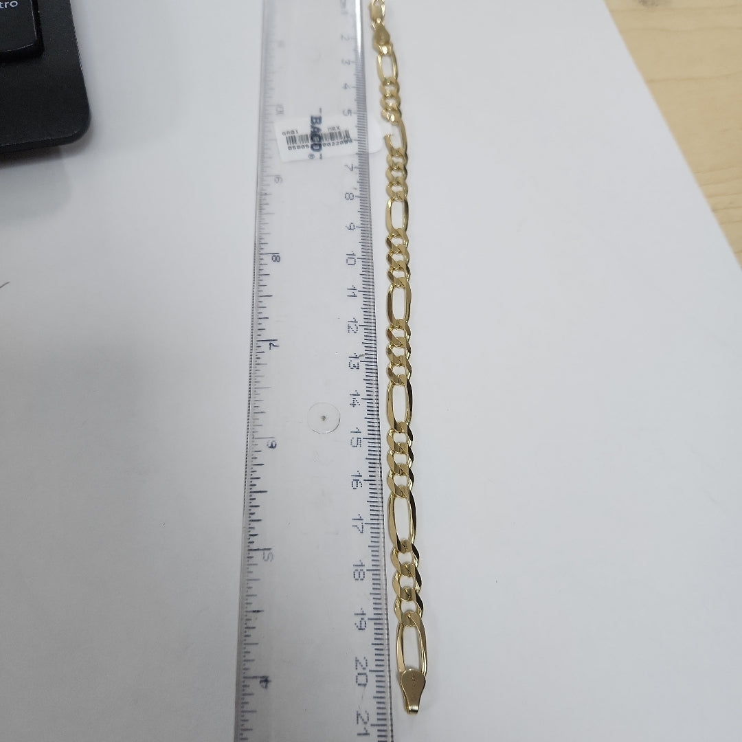 PULSERAS TEJIDO 3X1 ORO 14K 21 CM 9.9 GR (NUEVO)