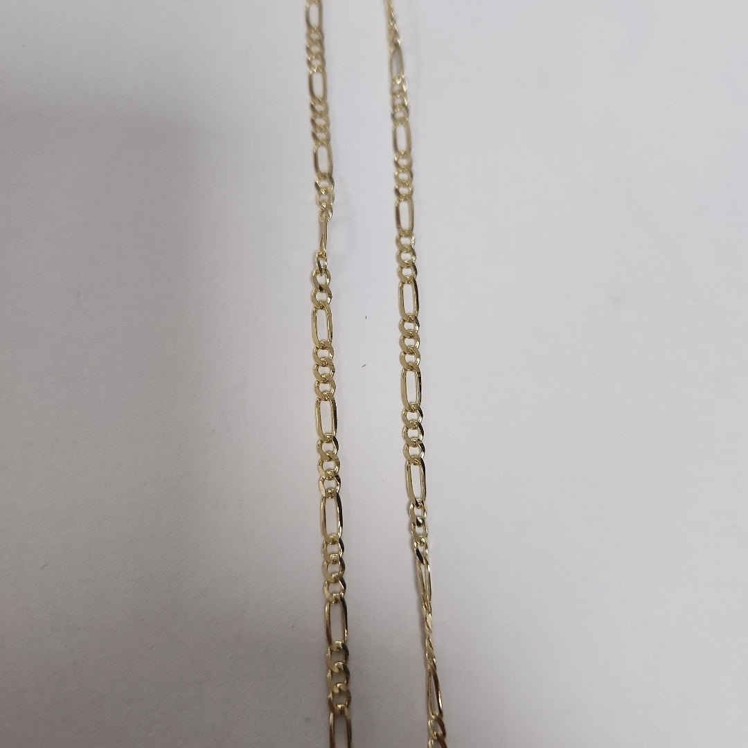 CADENAS 3X1 ORO 14K 55 CM 5 GR (NUEVO)