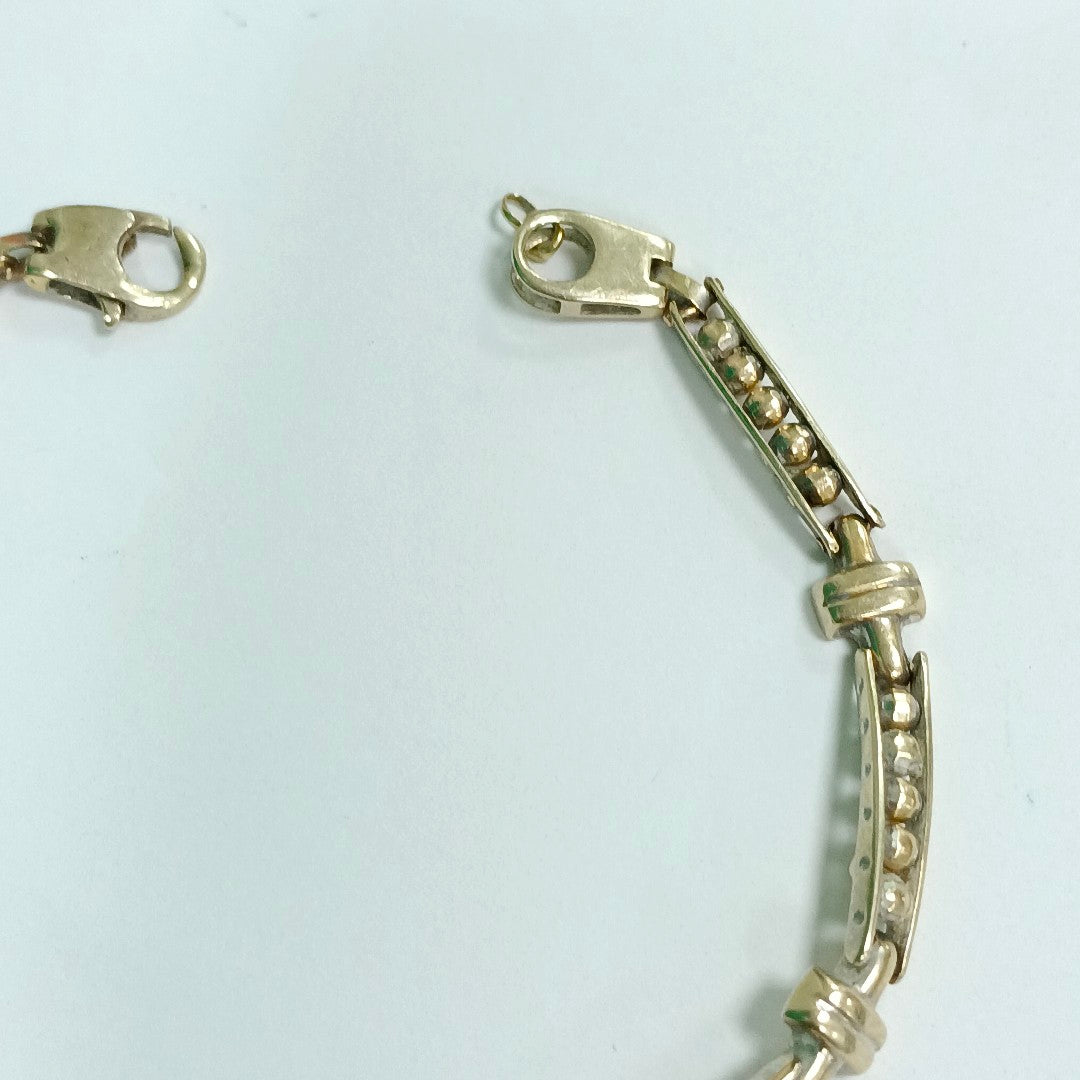 PULSERA ORO BLANCO 18 K 9,00 GRMS (SEMINUEVO)