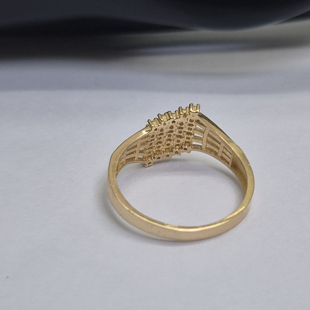 ANILLOS C/CIRCONIA ORO 10K TALLA 9 2.4 GR (NUEVO)