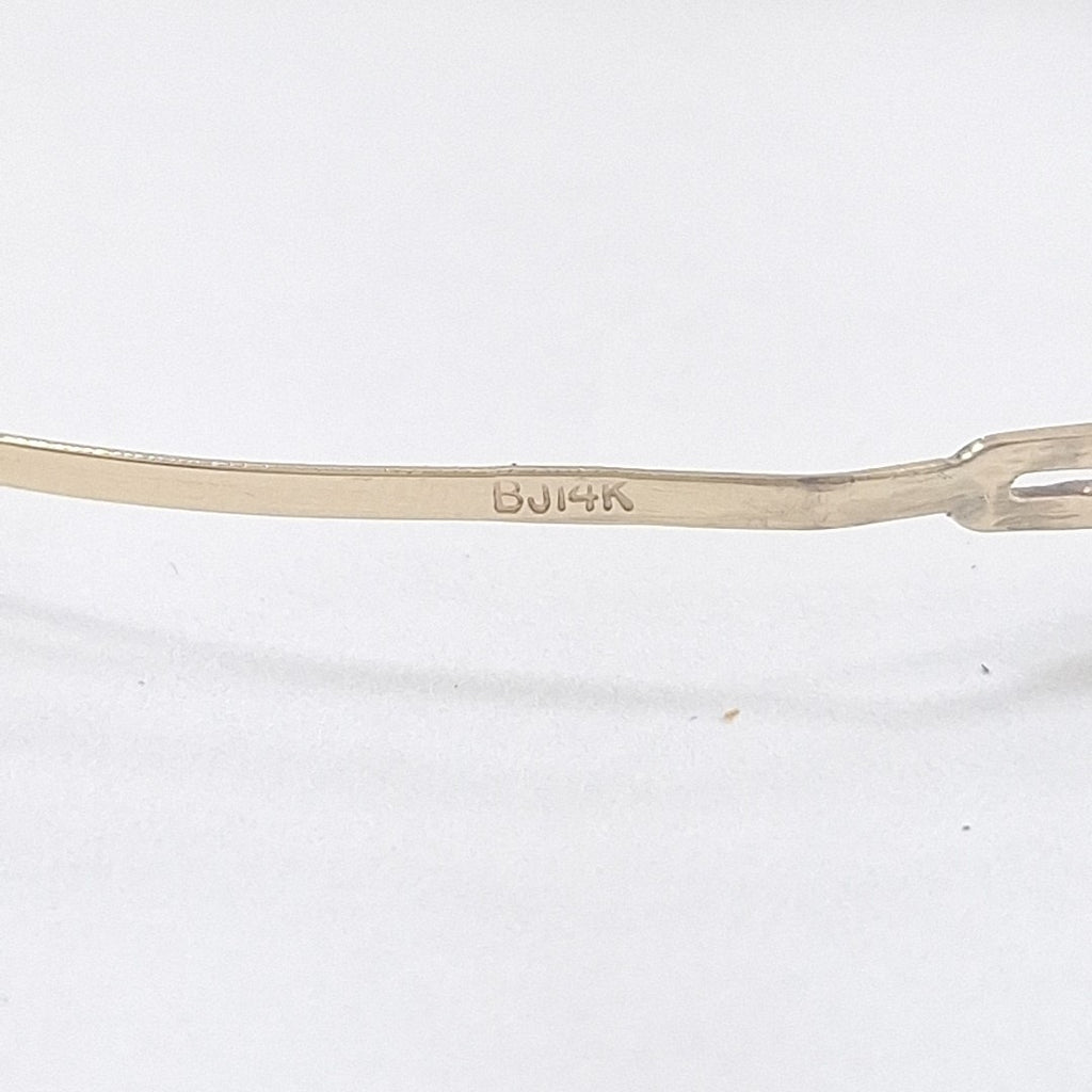PULSERA RIGIDA ORO 14 K 10.7 GRMS (SEMINUEVO)