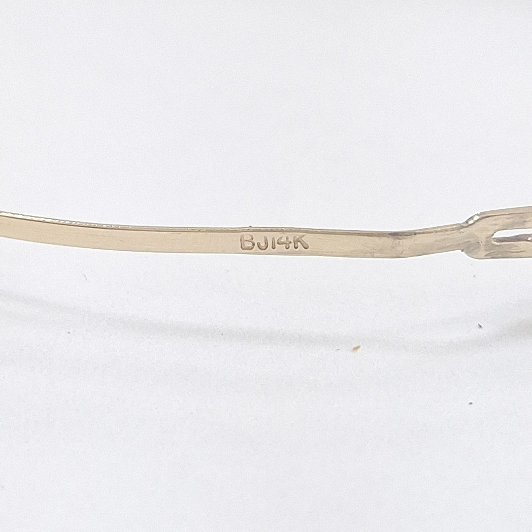 PULSERA RIGIDA ORO 14 K 10.7 GRMS (SEMINUEVO)