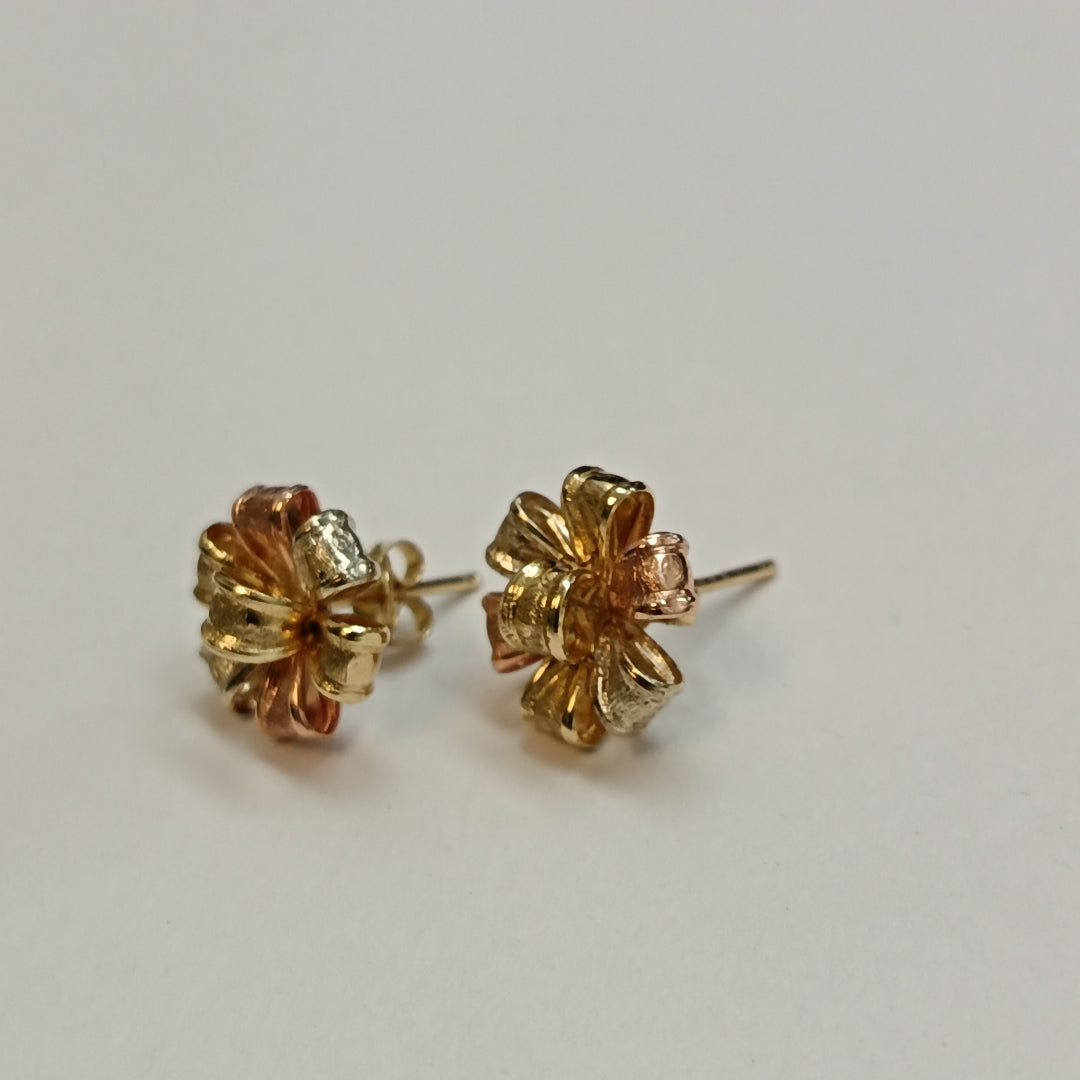 ARETES PAR ORO 14 K 1,50 GRMS (SEMINUEVO)