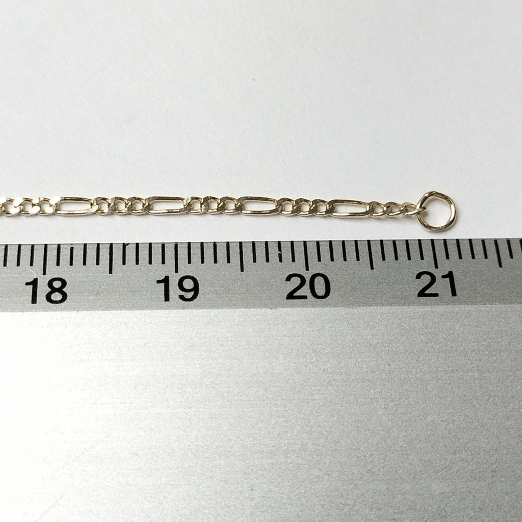 PULSERAS TEJIDO 3X1 ORO 14K 21 CM 1 GR (NUEVO)