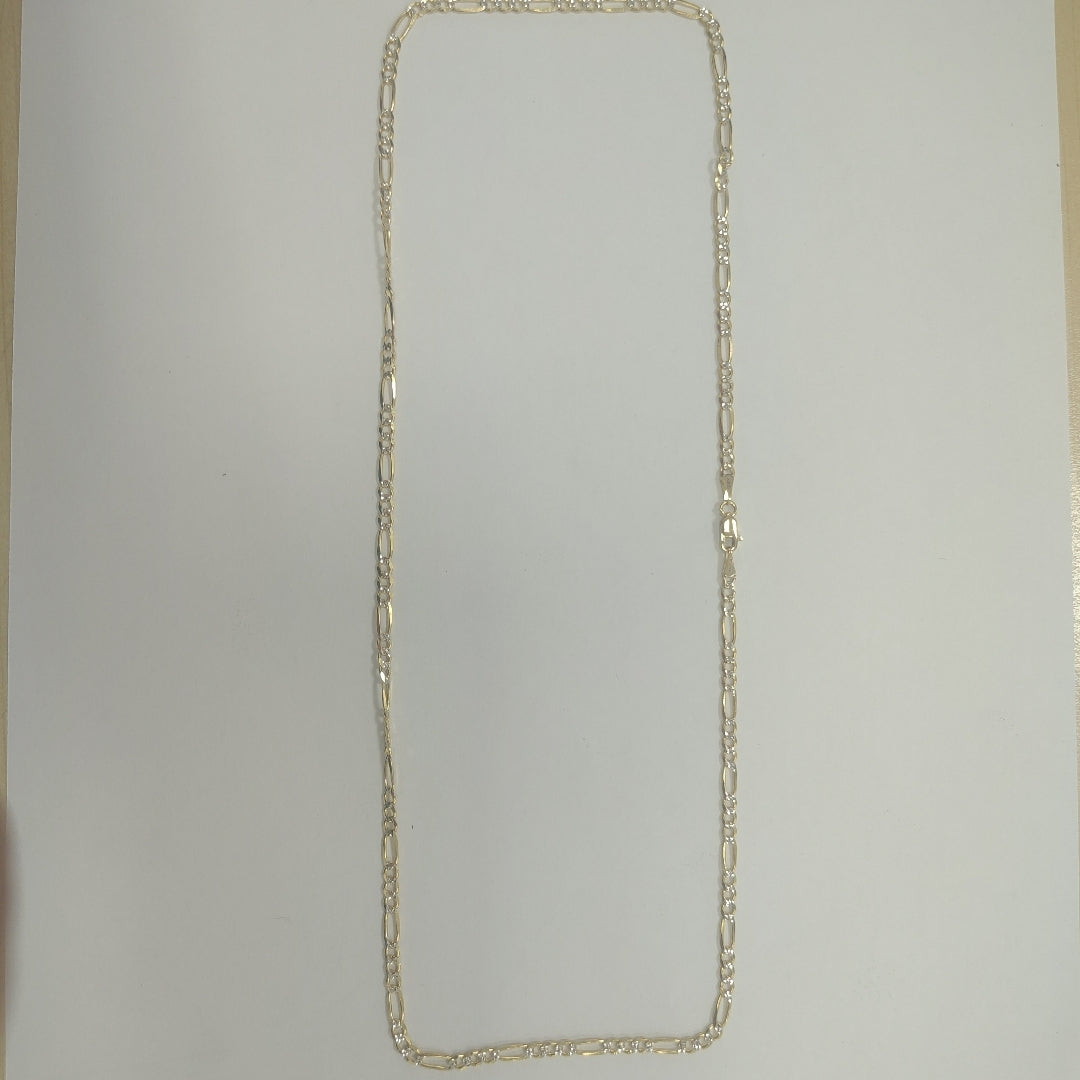 CADENAS 3X1 DIAMANTADA ORO 14K 55 CM 8.4 GR (NUEVO)