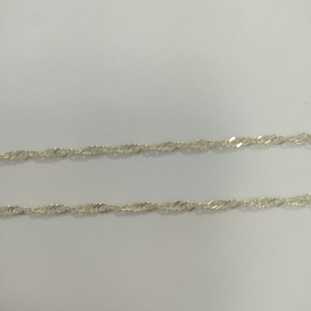 CADENAS TEJIDO MEDIO TORZAL ORO 10K 50 CM 3.8 GR (NUEVO)
